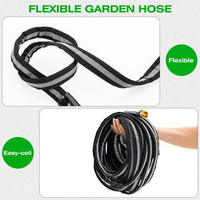HODUP car wash and RV maintenance with a flexible, portable hose.