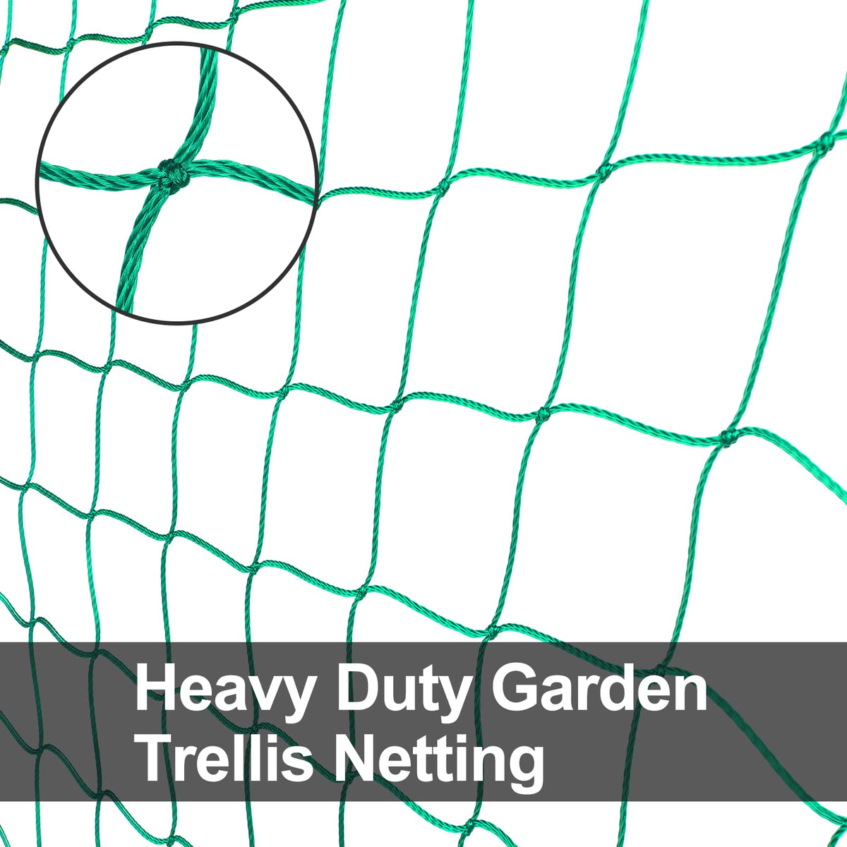 HOECMRHP Trellis Netting arrives ready with edging and corner ties for quick installation.