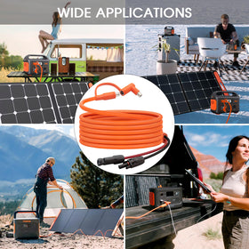 Hoeine compatible with Jackery, BLUETTI, Yeti, and Anker for camping