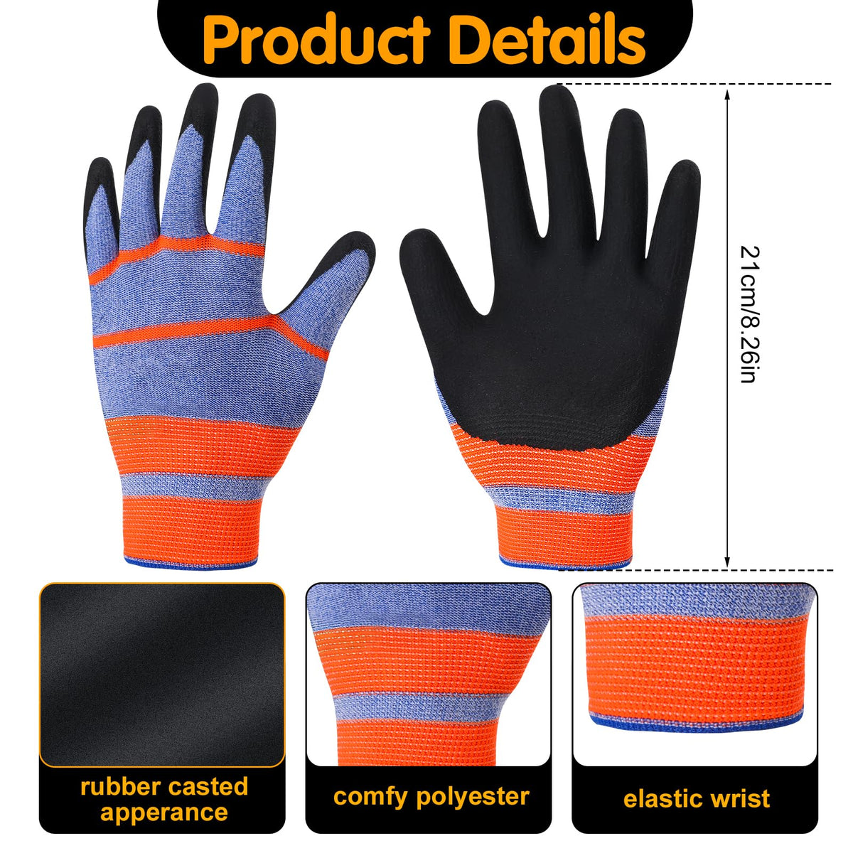 Hoemwarm gloves with dexterity for seedling transplanting.