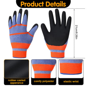 Hoemwarm gloves with dexterity for seedling transplanting.