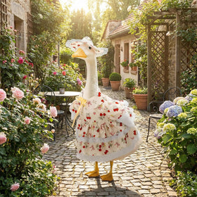 Hoemwarm durable polyester fabric keeps outdoor goose outfits vibrant year round