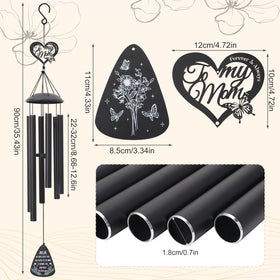 Hoemwarm wind chimes provide soothing melodies on a breezy patio.
