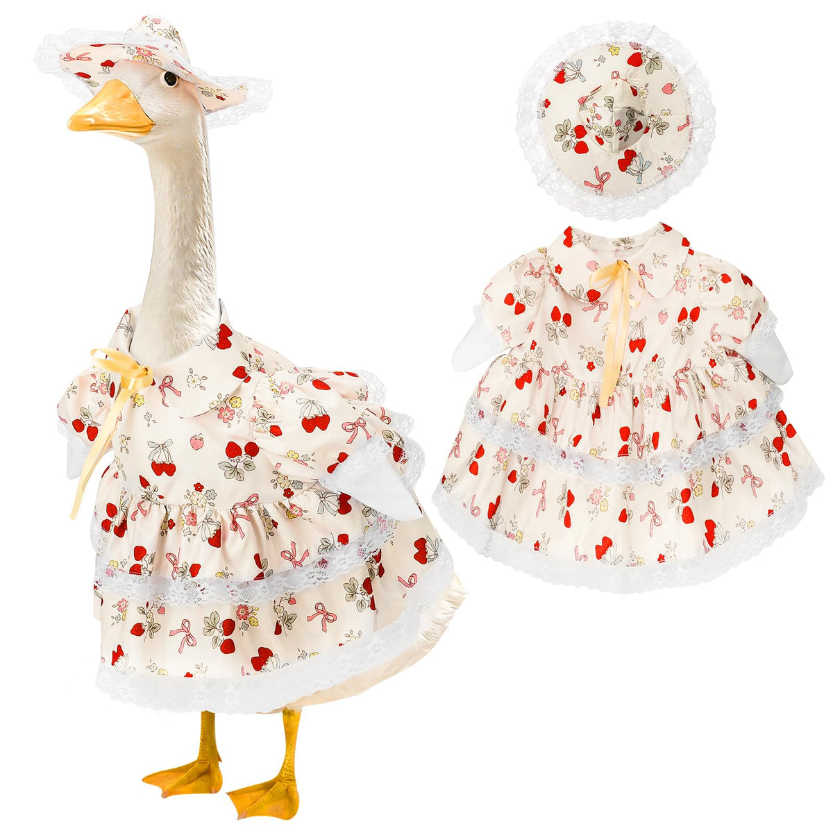 Hoemwarm strawberry design brings cheerful spring vibes to yard gatherings