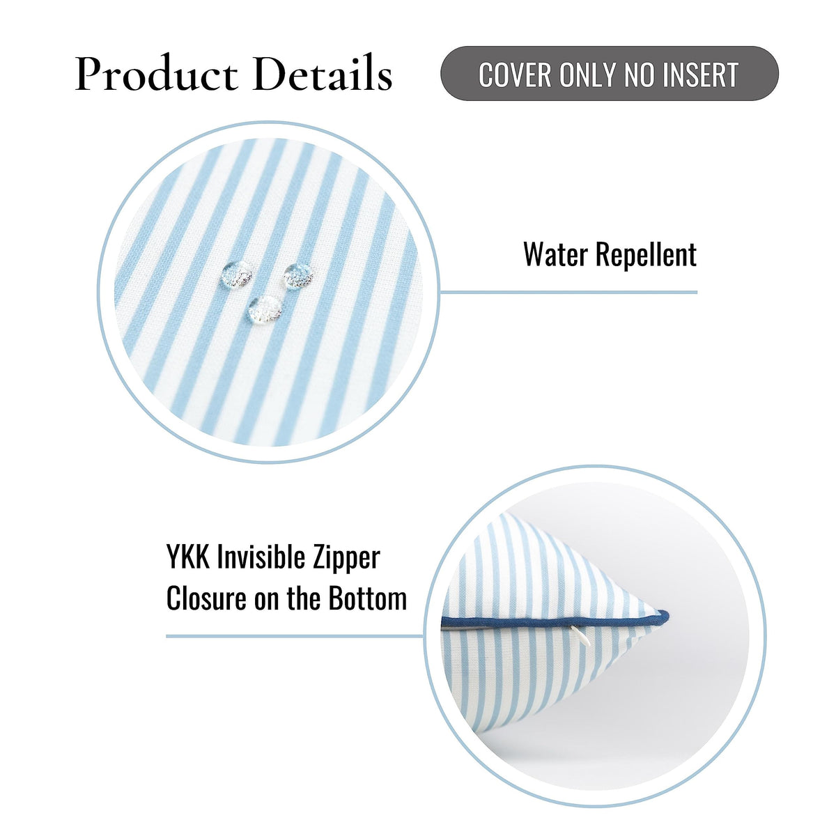Hofdeco Premium fabric texture shows durable weather-resistant material.
