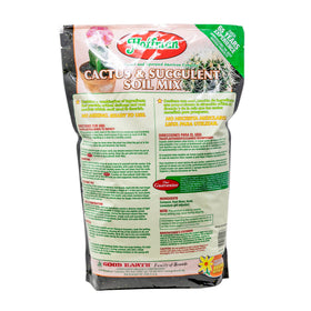 Hoffman 10410 cactus soil in pot ready for repotting with aeration