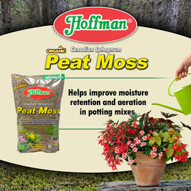 Hoffman 15503 Canadian sphagnum origin peat moss enriches organic content