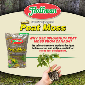 Hoffman 15503 peat moss blends with perlite for versatile potting mixes