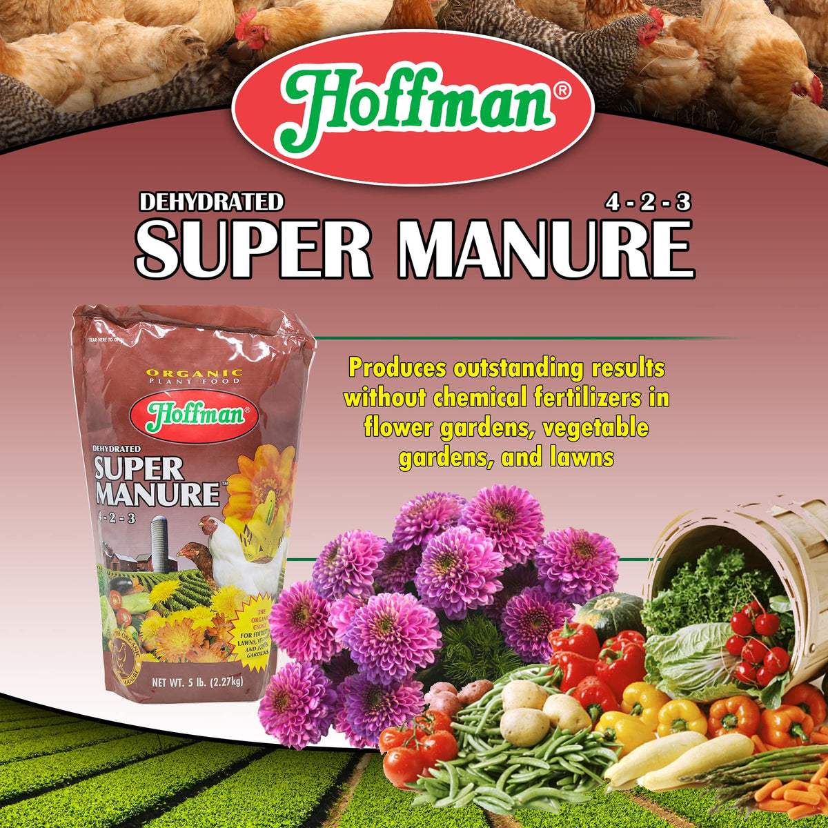 Hoffman pellets encourage earthworm activity for better soil structure