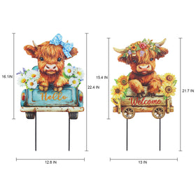 hogardeck 3D-look craftsmanship highlights lifelike fur and floral details.