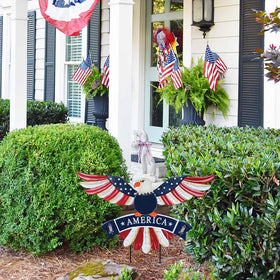 hogardeck 4th-of-july eagle decor ideal beside flags and grills