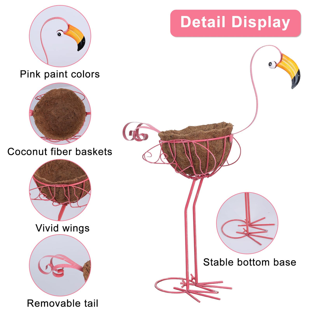 Hogardeck assembly kit for flamingo planters simplifies setup