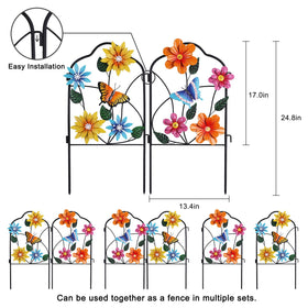hogardeck butterfly-detail stake adds whimsy to pathways and patios.