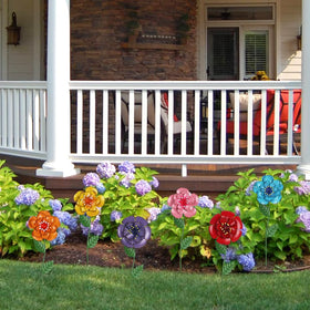 Hogardeck easy-install garden stakes insert securely for instant impact.