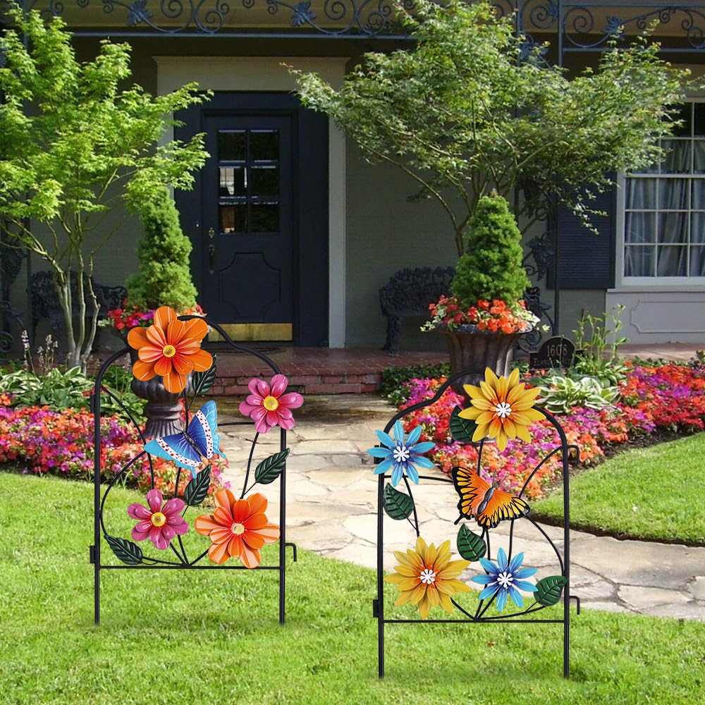 hogardeck front-yard welcome stake creates inviting entryways for visitors.