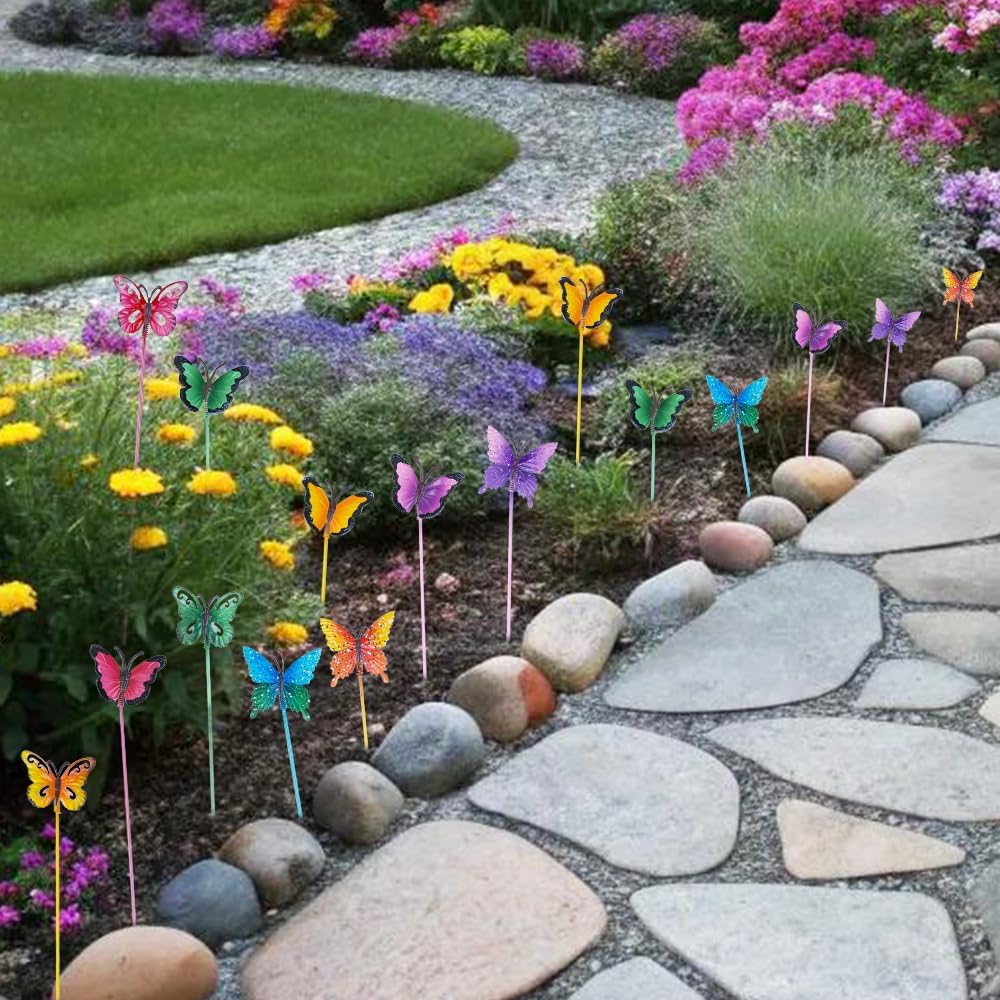 hogardeck garden pathway decor guides guests along the lawn with whimsy.
