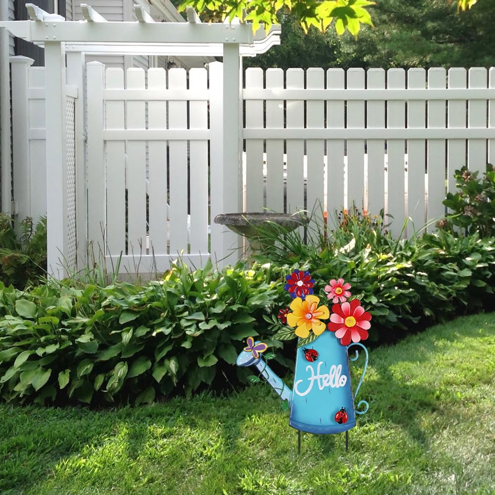 hogardeck metal stake is weather-resistant and easy to install