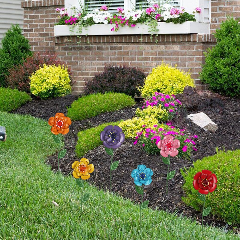Hogardeck hand-painted weatherproof flowers endure seasons with charm.
