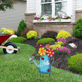 hogardeck 3D flower detail adds texture and color to outdoor spaces