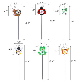 Hogardeck ladybug pinwheel brightens pathways with color
