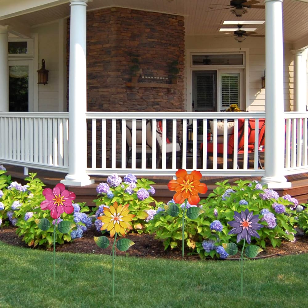 Hogardeck garden stake enhances yard display and entryways.