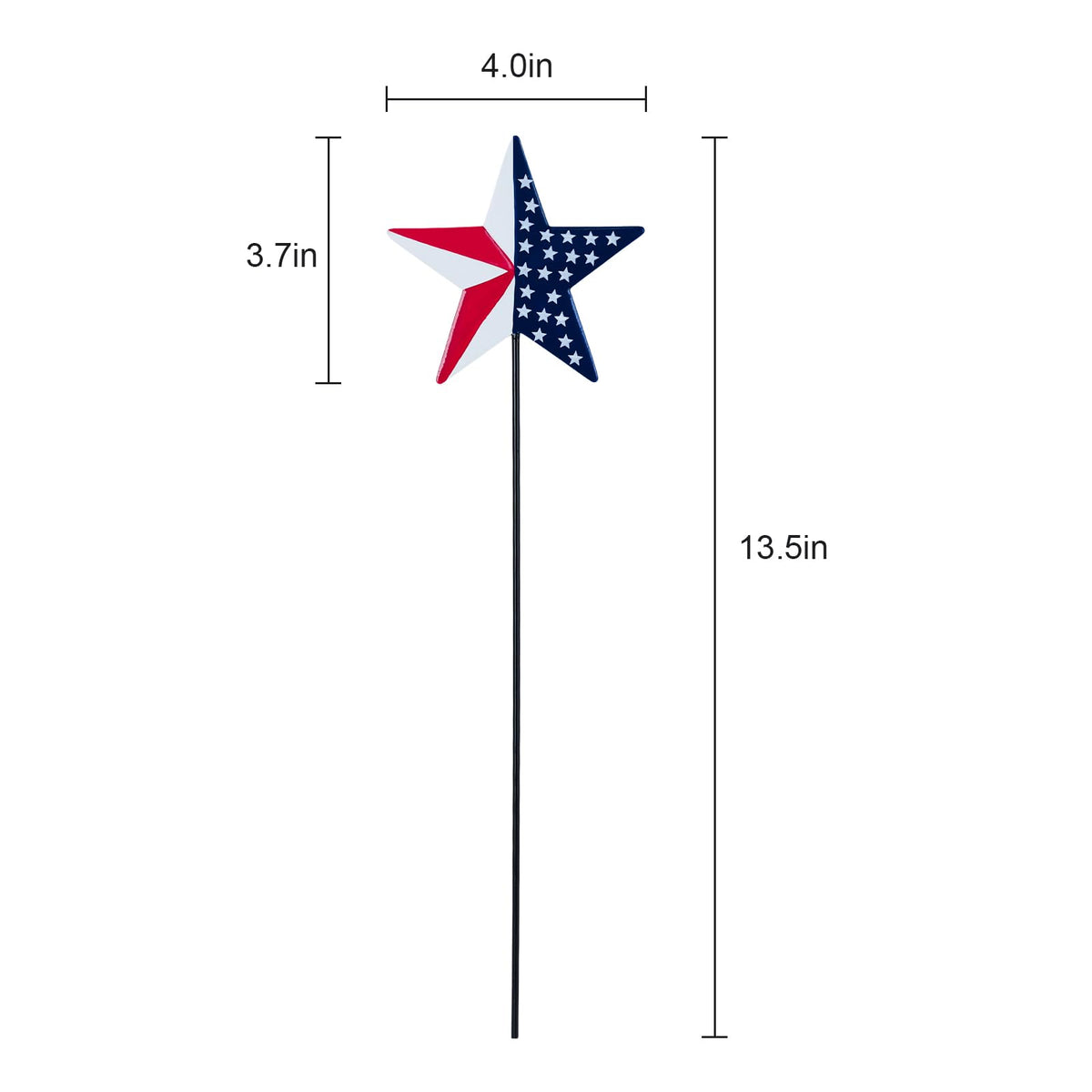 hogardeck metal garden stake for front yard display that resists weather