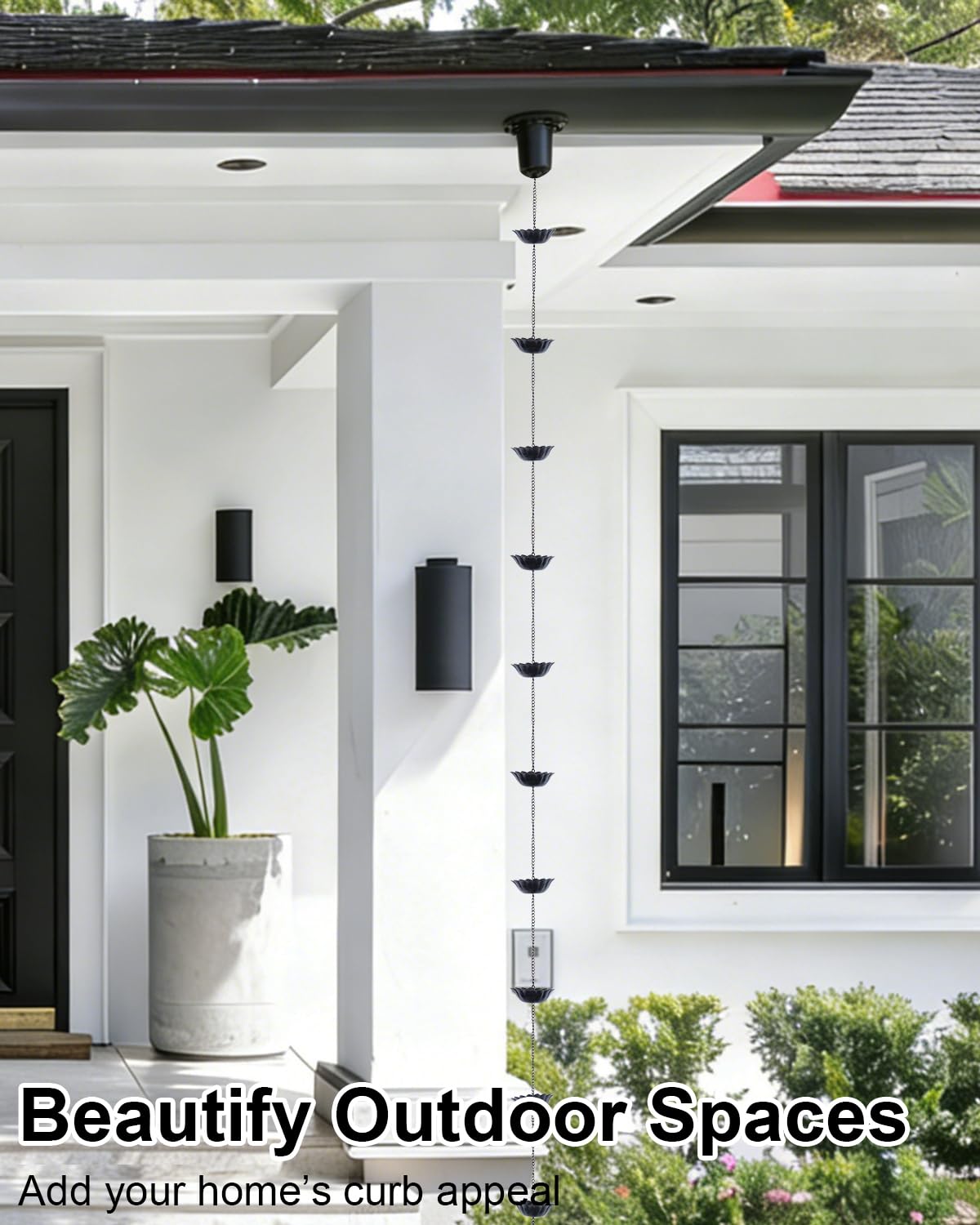 Hogardeck outdoor decor design enhances garden and pathway aesthetics.