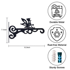 hogardeck outdoor garden bracket supports baskets, bird feeders, and lanterns