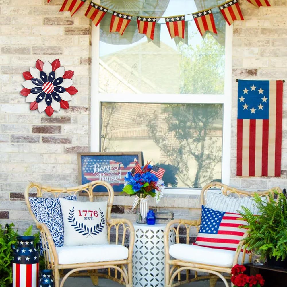 hogardeck durable diy metal flowers bring seasonal charm to yard garden patio