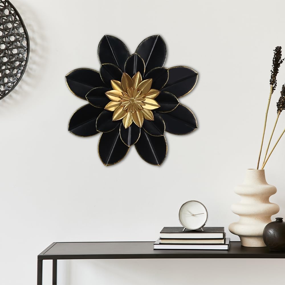 hogardeck outdoor ready metal flower decor withstands sun and weather for patios