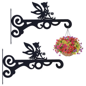 hogardeck plant hanger 2pack 10in provides sturdy outdoor mounting for hanging plants
