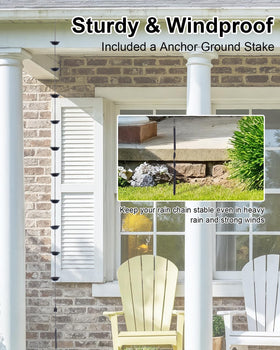 Hogardeck soothing water flow creates calming ambience in exterior spaces.