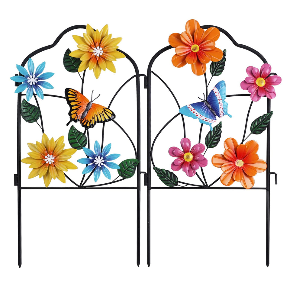 hogardeck spring flowers garden stake brightens borders and welcomes guests.
