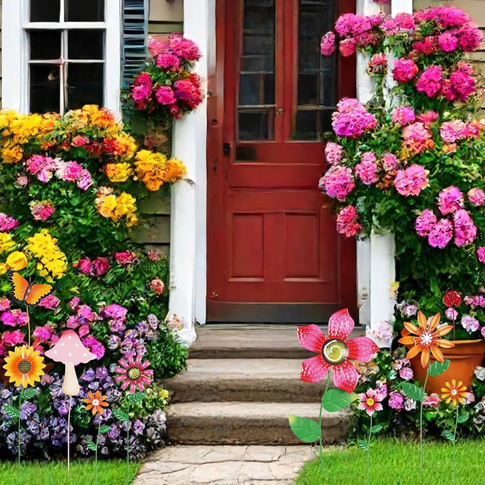 hogardeck weather resistant painted stakes endure seasonal outdoor use.