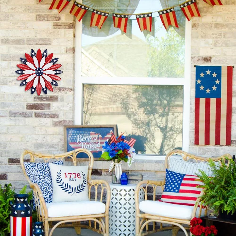 hogardeck red white blue decor piece for seasonal celebrations