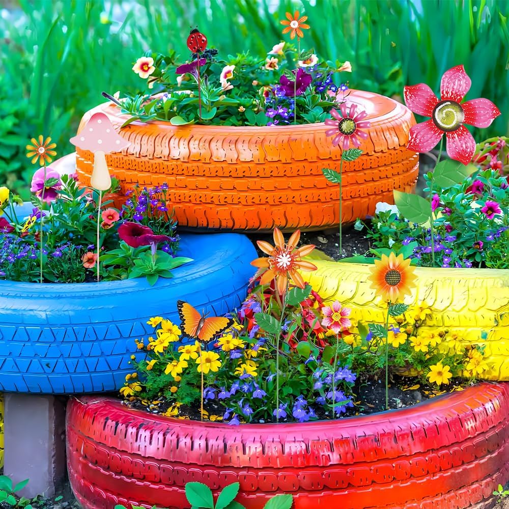 hogardeck yard pathway stake display guides visitors through your garden.