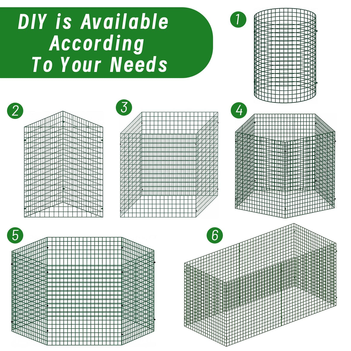 Hogarjal dark green mesh blends with garden aesthetics while protecting crops.
