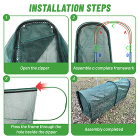 Hogarjal removable zipper door enables easy access and smooth coop connection