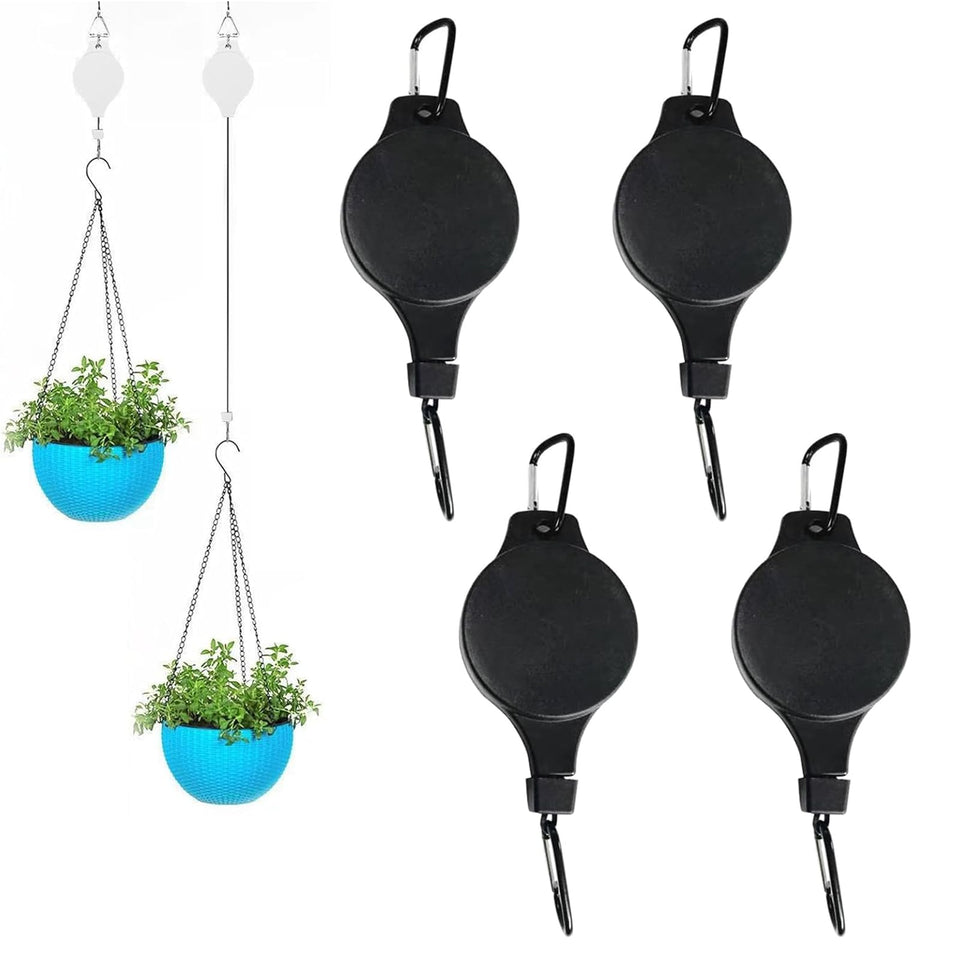 HOGXUAE retractable plant pulley extended height for easy pruning from ground
