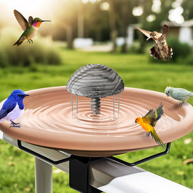 Hohean battery-powered circulator keeps bath water moving for weeks.