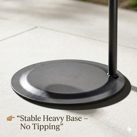 HOHIYA stable freestanding base keeps decor secure on patios or indoors.