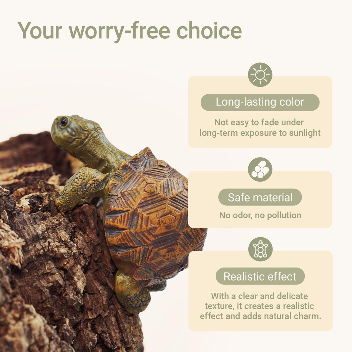 HoiiYoza resin turtle garden decor withstands outdoor use