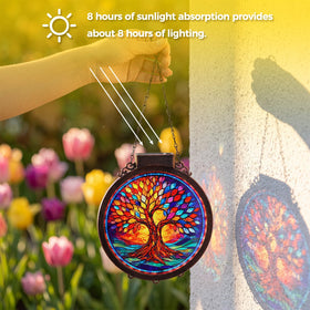 Hoikwo Tree of Life with bronze frame adds vintage charm outside or inside.