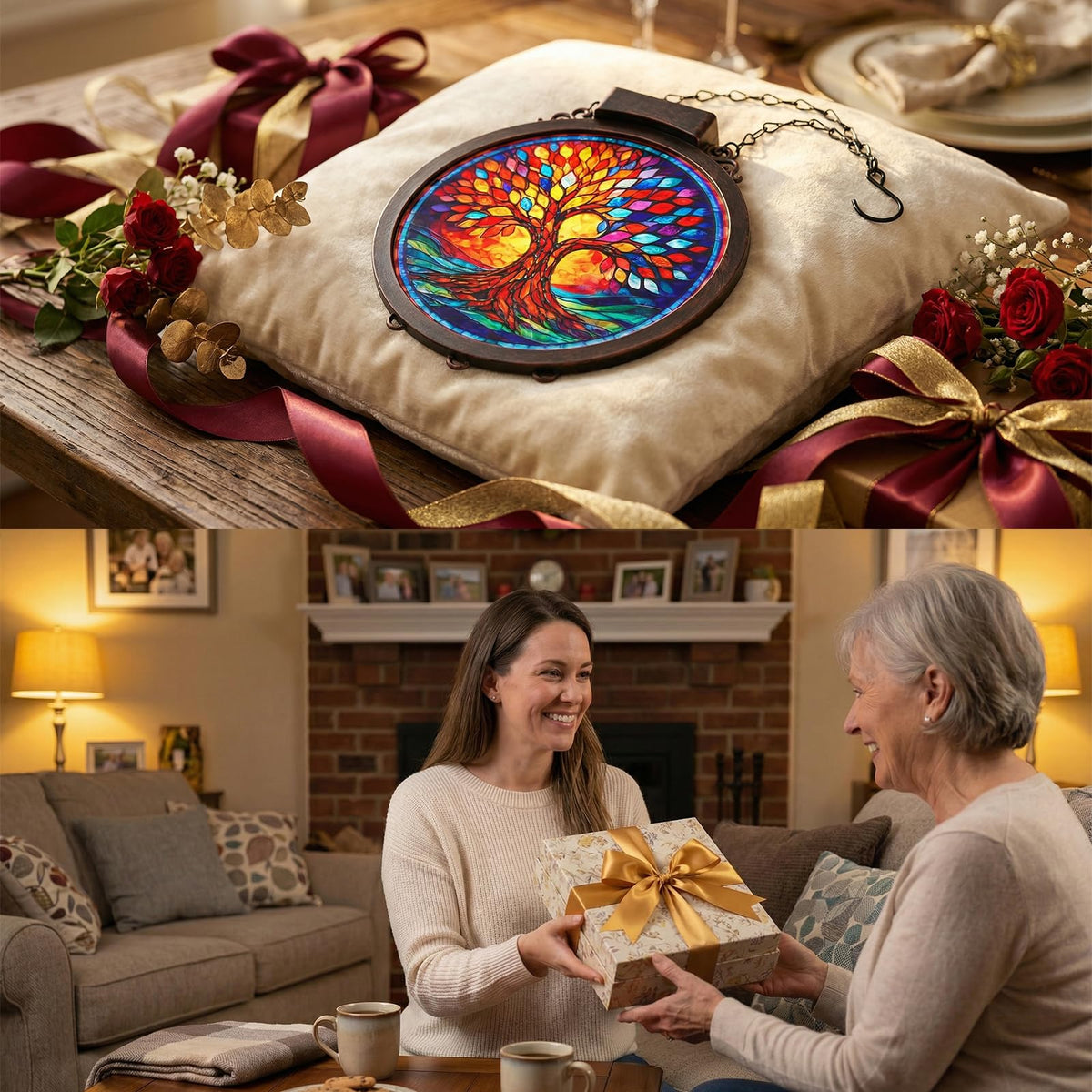 Hoikwo gift-ready suncatcher suitable for Mother’s Day or housewarming.