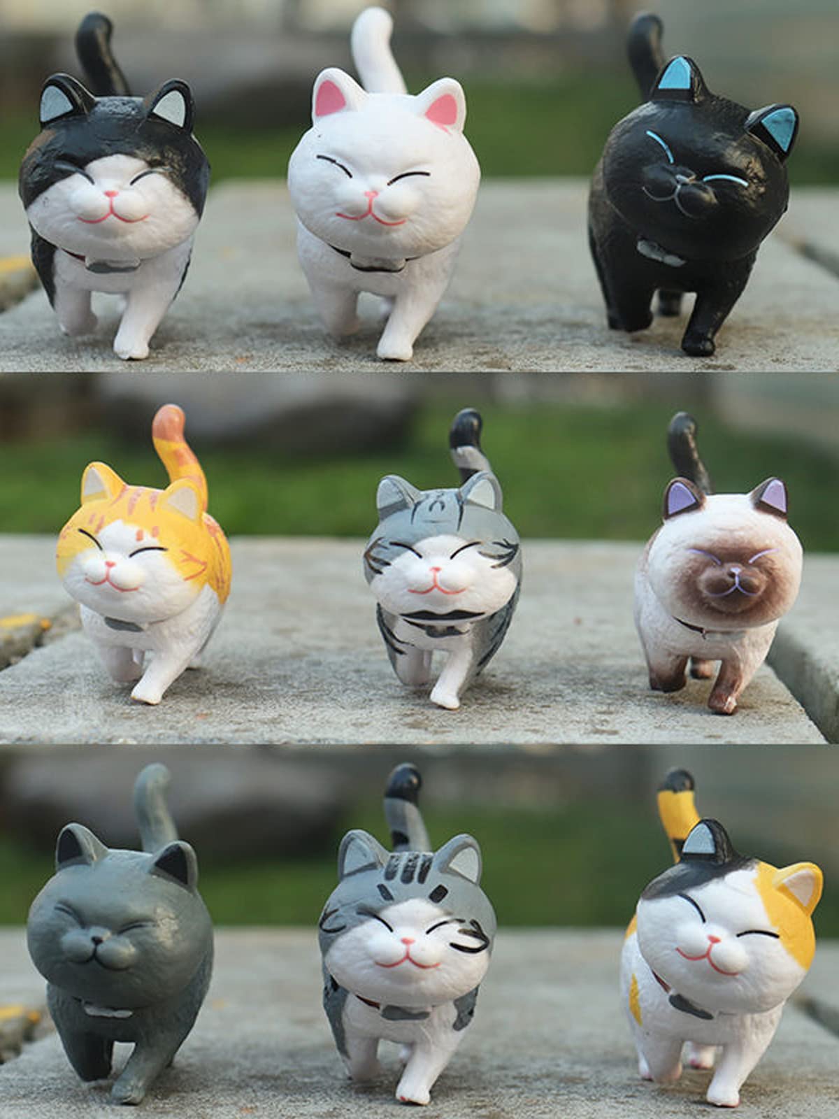 HOINCO cat figures waterproof for indoor and outdoor use