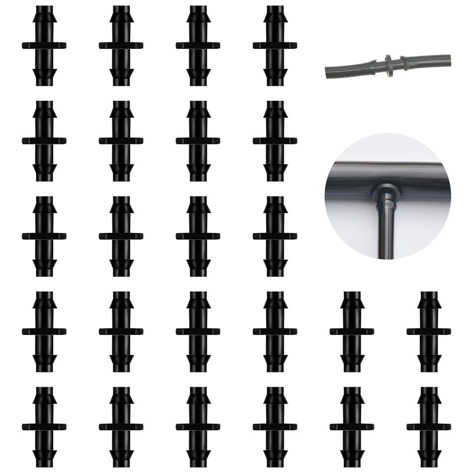 HOINCO 200-pack drip connectors for reliable garden irrigation