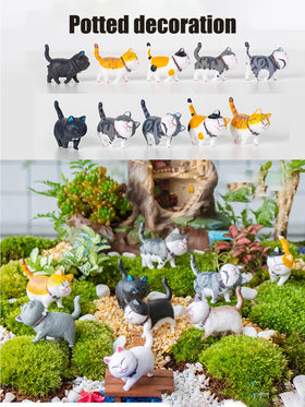 HOINCO kitty cake toppers for cupcakes and celebrations
