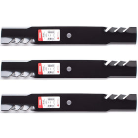 Hoiyen 3PK Oregon 96-803 G3 Gator blades on Toro deck for mulching.