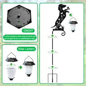 Hokfirm Dachshund solar powered lighting reduces energy use outdoors