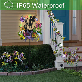 Hokfirm easy-install solar light stake for flexible outdoor placements.